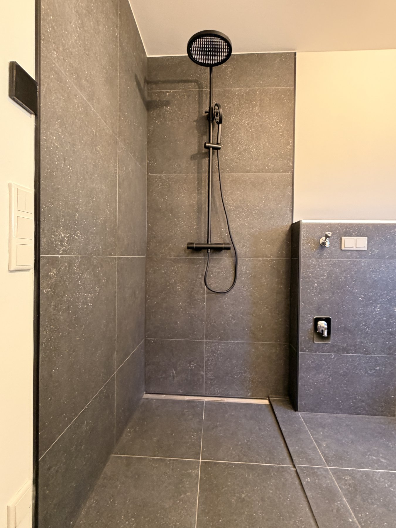 Begehbare Dusche